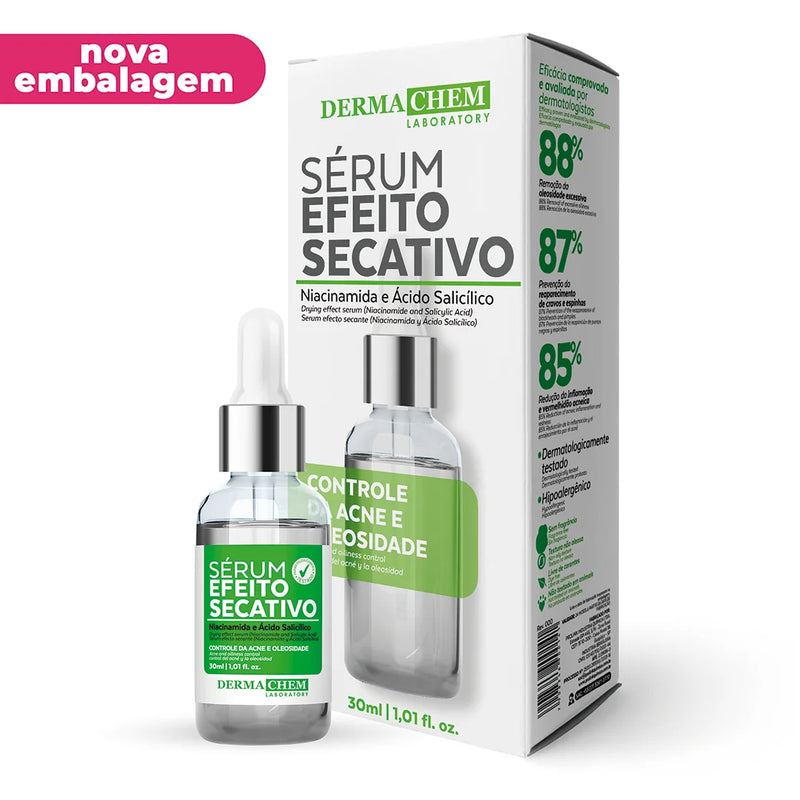 Sérum Efeito Seco Controle de Acne e Oleosidade