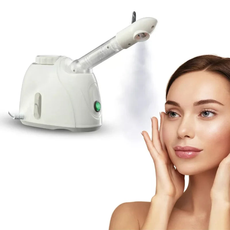 Vaporizador Facial Ozonizador Elétrico 110V/220V Portátil - Limpeza Profunda