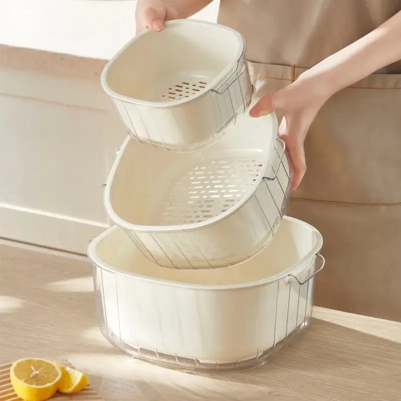 Conjunto Escorredor Multifuncional para Cozinha 3 un