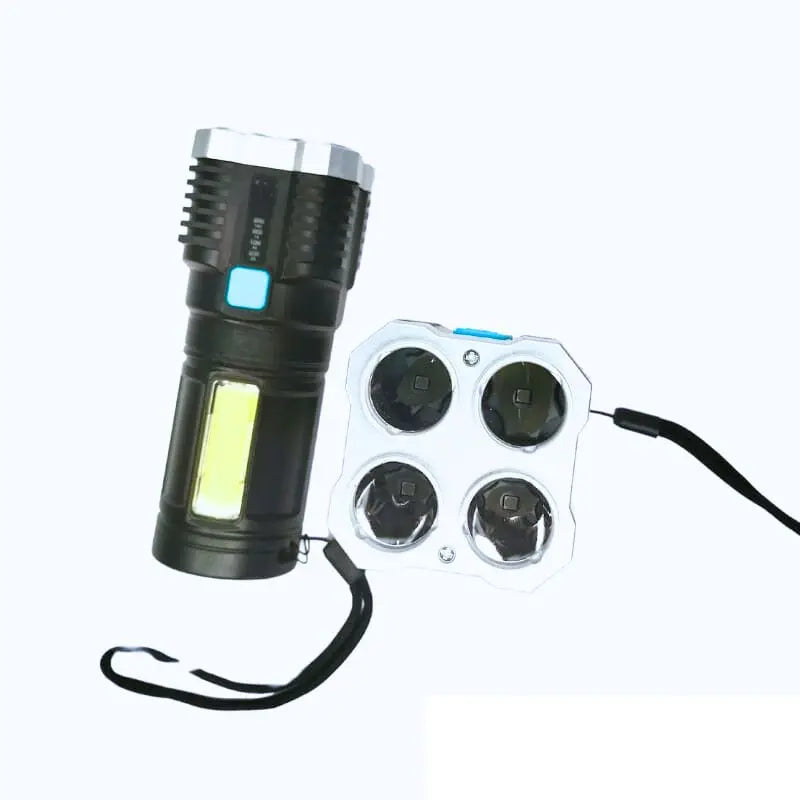Lanterna LED Potente Ultra Brilhante  - Longo Alcance - Recarregável USB