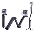 Bastão Monopod Retrátil GoPro Hero 5 4 3 3+ Tripe 3 Way