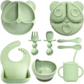 Kit Alimentação Infantil em Silicone com 8 Peças (BPA Free)