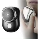 Barbeador Elétrico Portátil de Bolso USB Recarregável