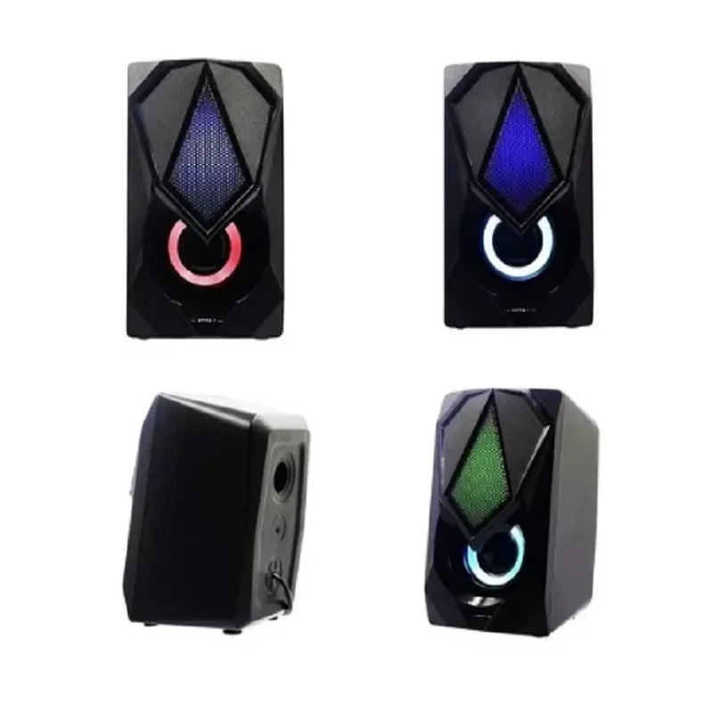 Caixa De Som RGB Para Computador Notebook Tv Subwoofer - USB P2