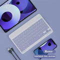 Teclado + Mouse Sem Fio Bluetooth Recarregável