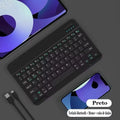 Teclado + Mouse Sem Fio Bluetooth Recarregável