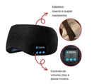Máscara de Dormir com Fone Bluetooth - Acabamento de Alta Qualidade