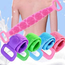 Esponja Massageadora de Banho com Alça Silicone - 60cm