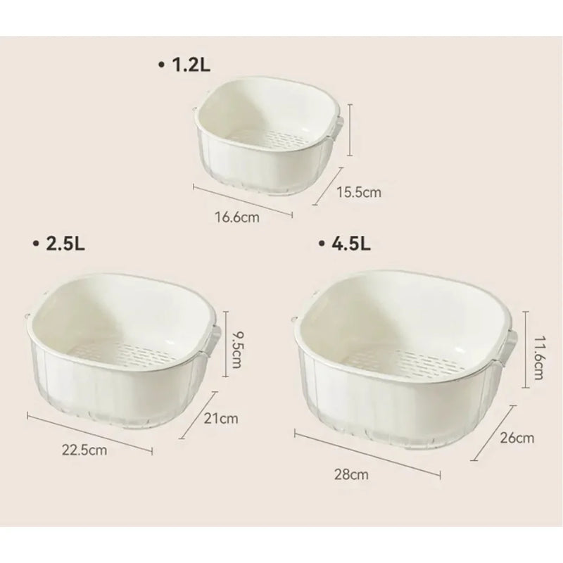 Conjunto Escorredor Multifuncional para Cozinha 3 un