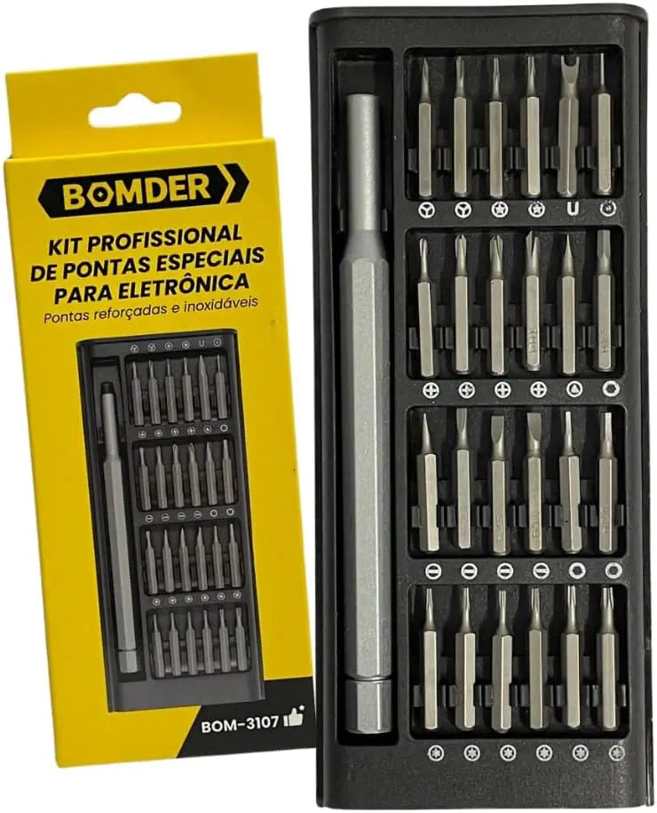 Kit Desmontagem Chave Magnética de Precisão + Caneta de Liga de Alumínio