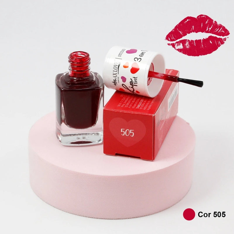 Lip Tint 3 em 1 Max Love com Ácido Hialurônico, Rosehip e D-Pantenol 9ml