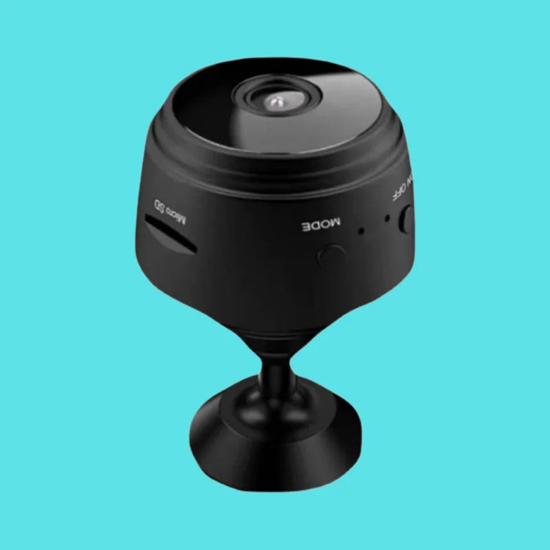 Mini Câmera de Segurança WiFi 4K A9 Visão Noturna 150° Detecção de Movimento