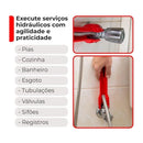 Chave Hidráulica -Profissional -Instalar Torneiras Chave de Encanador  8 em 1