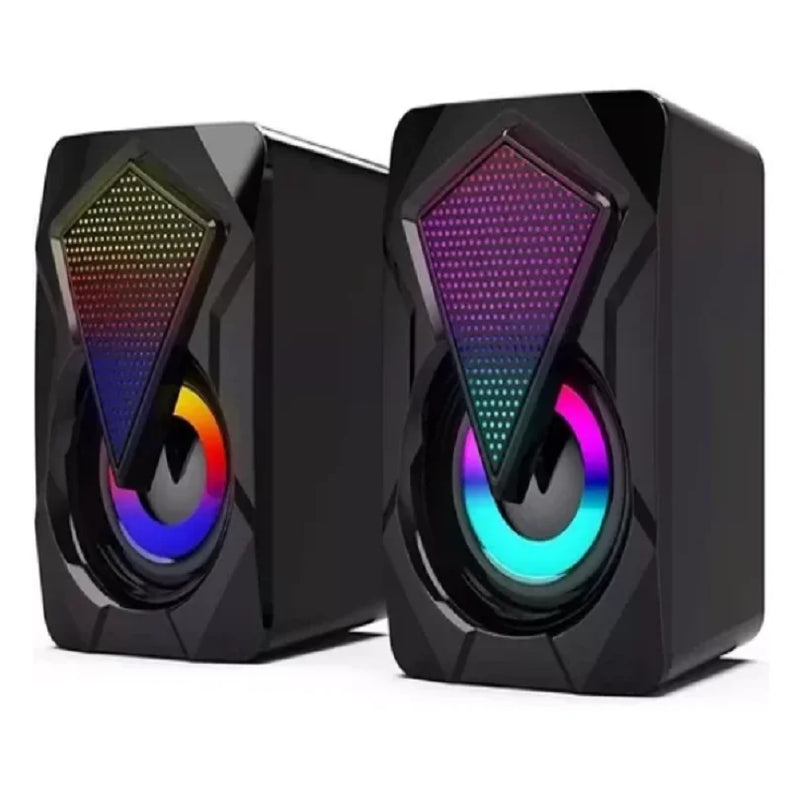 Caixa De Som RGB Para Computador Notebook Tv Subwoofer - USB P2