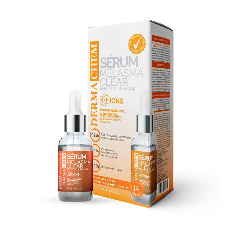 Sérum Facial Dermachem Melasma Clear Efeito Clareador 30ml