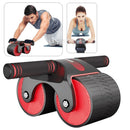 Roda Abdominal Fitness Musculação Aparelho Estável Rebote Alça Antiderrapante