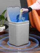 Lixeira Automática Inteligente 16L com Sensor de Movimento e Toque