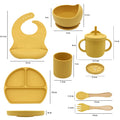 Kit Alimentação Infantil em Silicone com 8 Peças (BPA Free)