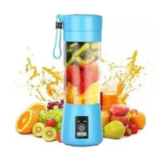 Mini Liquidificador Portátil 380 ml USB Recarregável – com Coador