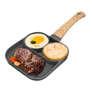 Frigideira Antiaderente 3 Furos Cerâmica Aço Carbono Compatível Fogão Gás e Indução