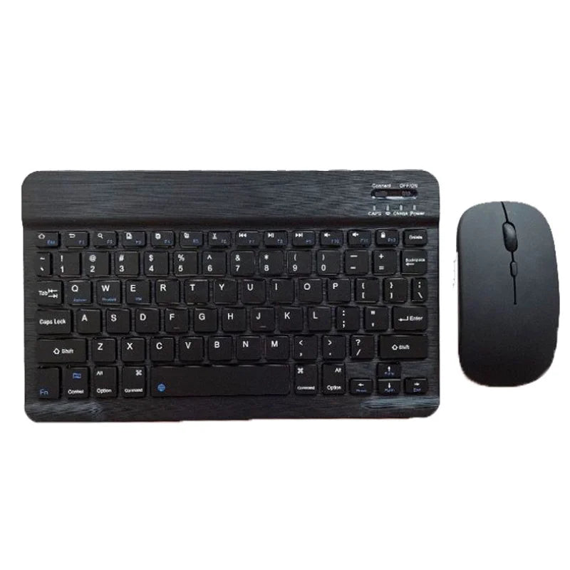 Teclado + Mouse Sem Fio Bluetooth Recarregável