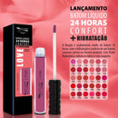 Baton Líquido Confort 24H + Hidratação Efeito Matte Cores - Max Love