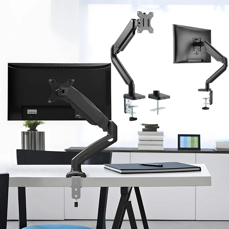 Suporte Articulado Para Monitor e TV, com Mola a Gás -Removível