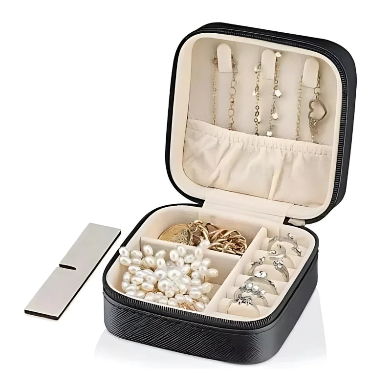 Mini Porta Jóias Portátil -Estojo Organizador