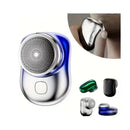 Barbeador Elétrico Portátil de Bolso USB Recarregável