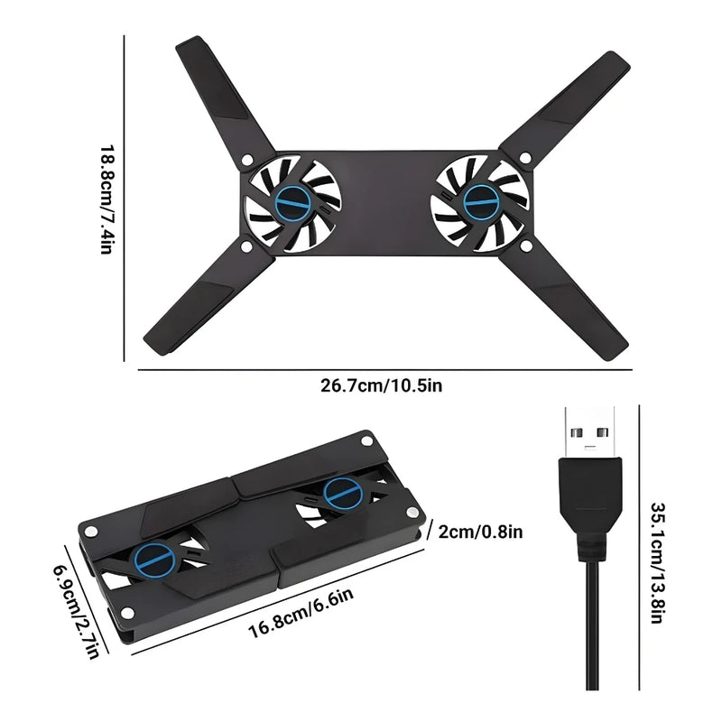 Suporte para Base de Notebook com Ventilação