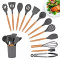 Kit Ùtensílios para Cozinha Silicone BPA -12 Peças
