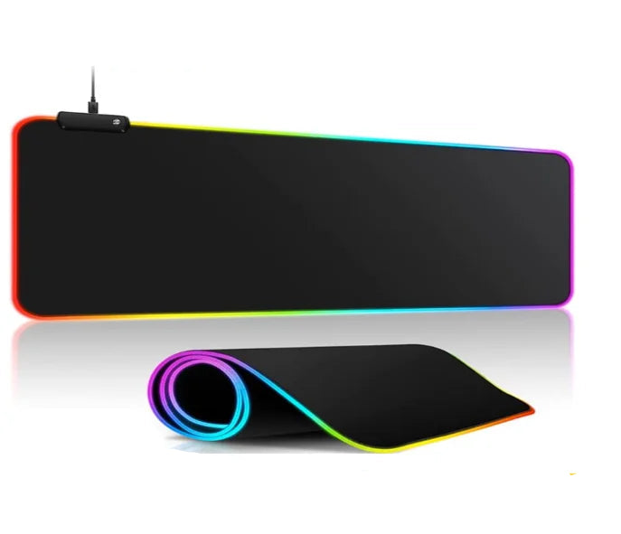 Mouse Pad Gamer Grande Velocidade (Led 7 Cores) -À Prova D'água 30cm x 80cm