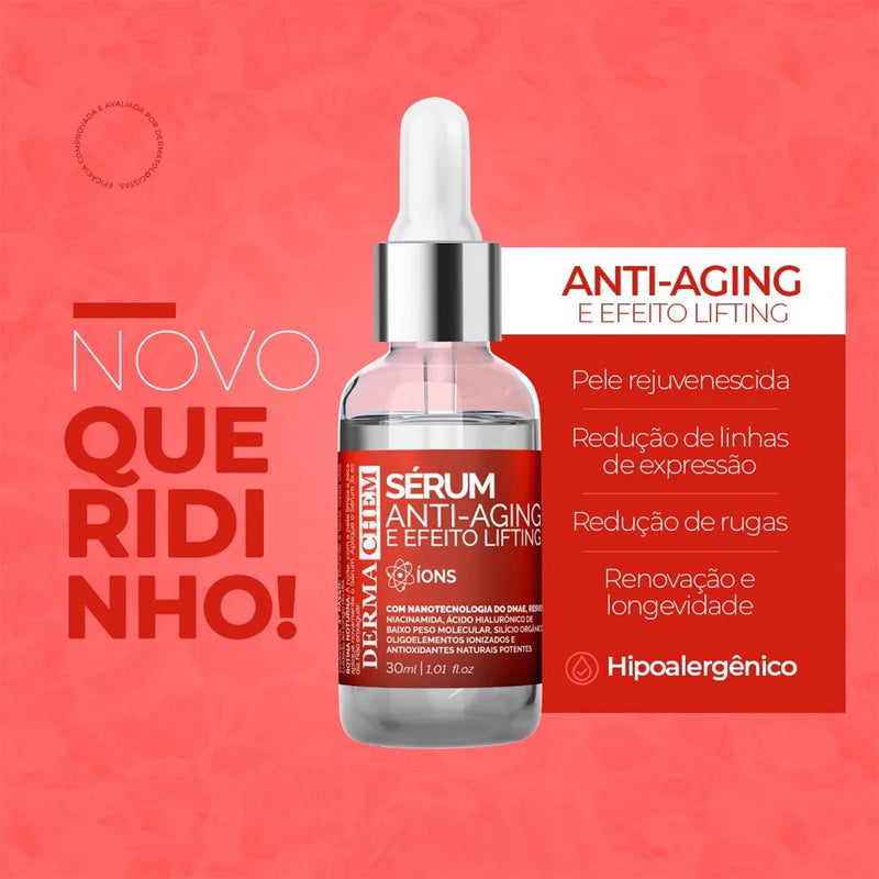 Sérum Anti-envelhecimento e Lifting - Efeito Dermachem