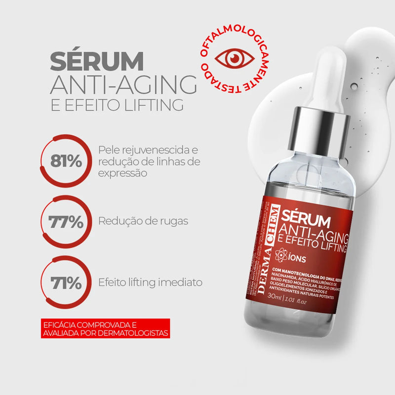 Sérum Anti-envelhecimento e Lifting - Efeito Dermachem