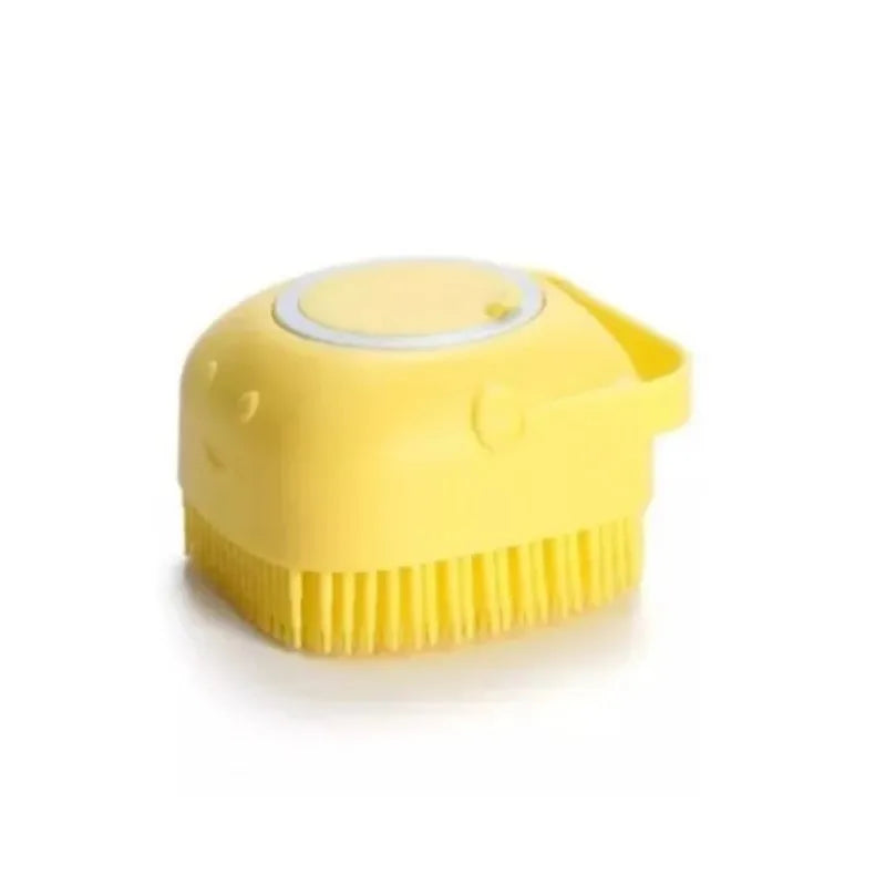 Escova com Dispenser para Pets -Bucha Silicone