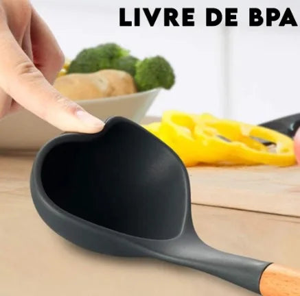 Kit Ùtensílios para Cozinha Silicone BPA -12 Peças