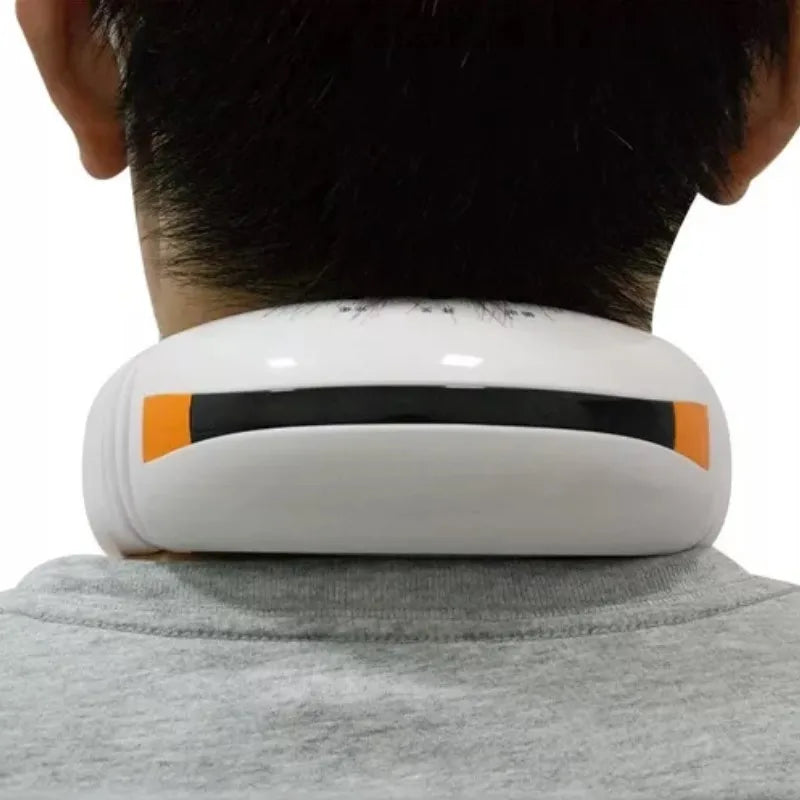 Massageador Elétrico Cervical com Aquecimento 6 Modos e Eletrodos