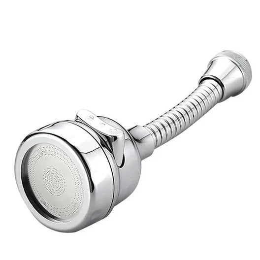 Bico Arejador Extensor Articulado Para Torneiras 360°  Aço Inox