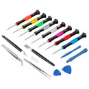Kit Chaves Abrir Celular iPhone Android Tablet Notebook de Precisão (16 peças)