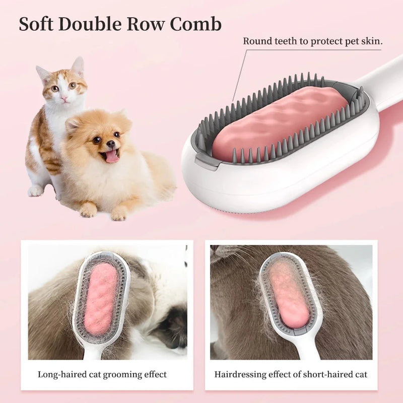 Pente Removedor de Pelos para Cães e Gatos Escova de Higiene Pet