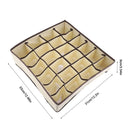 Organizador Dobrável de Gavetas em Nylon 33x31x9cm