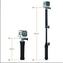 Bastão Monopod Retrátil GoPro Hero 5 4 3 3+ Tripe 3 Way