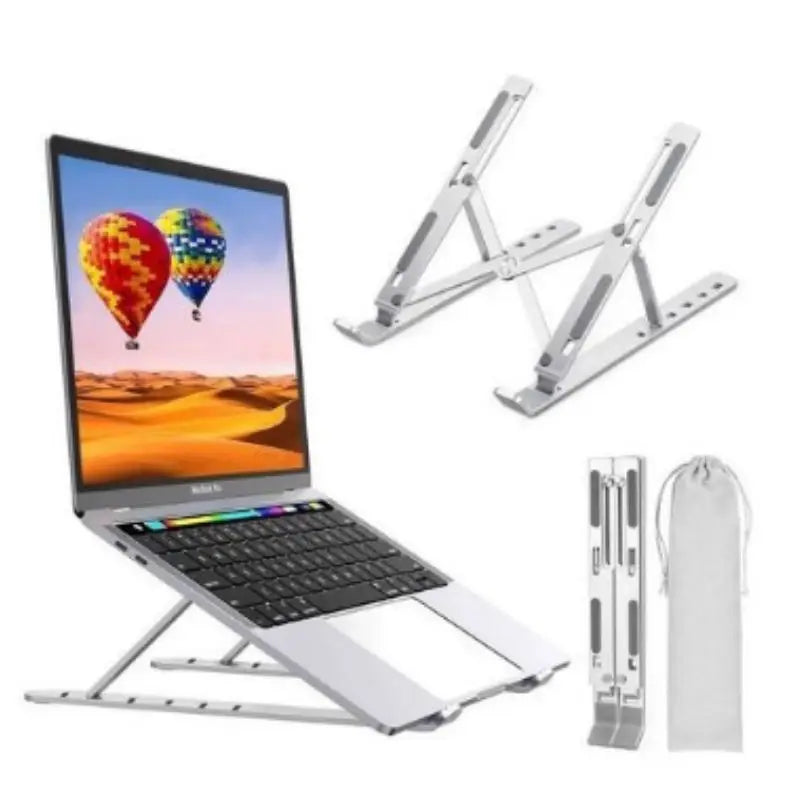 Suporte De Alumínio Ajustável/Regulável Para Notebook