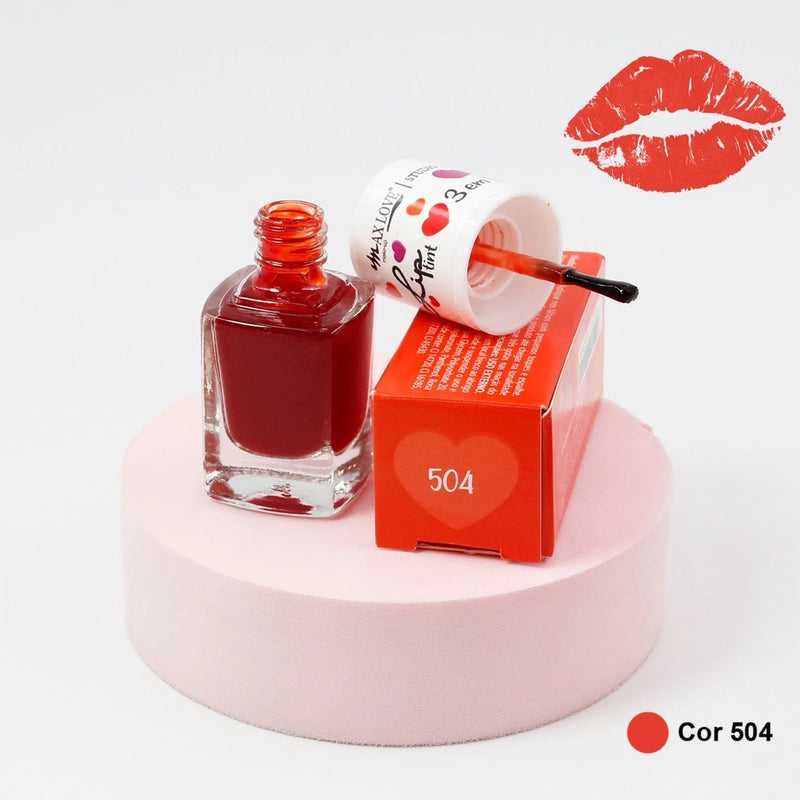 Lip Tint 3 em 1 Max Love com Ácido Hialurônico, Rosehip e D-Pantenol 9ml
