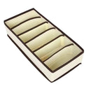 Organizador de Gavetas Dobrável em Nylon para Roupas e Acessórios