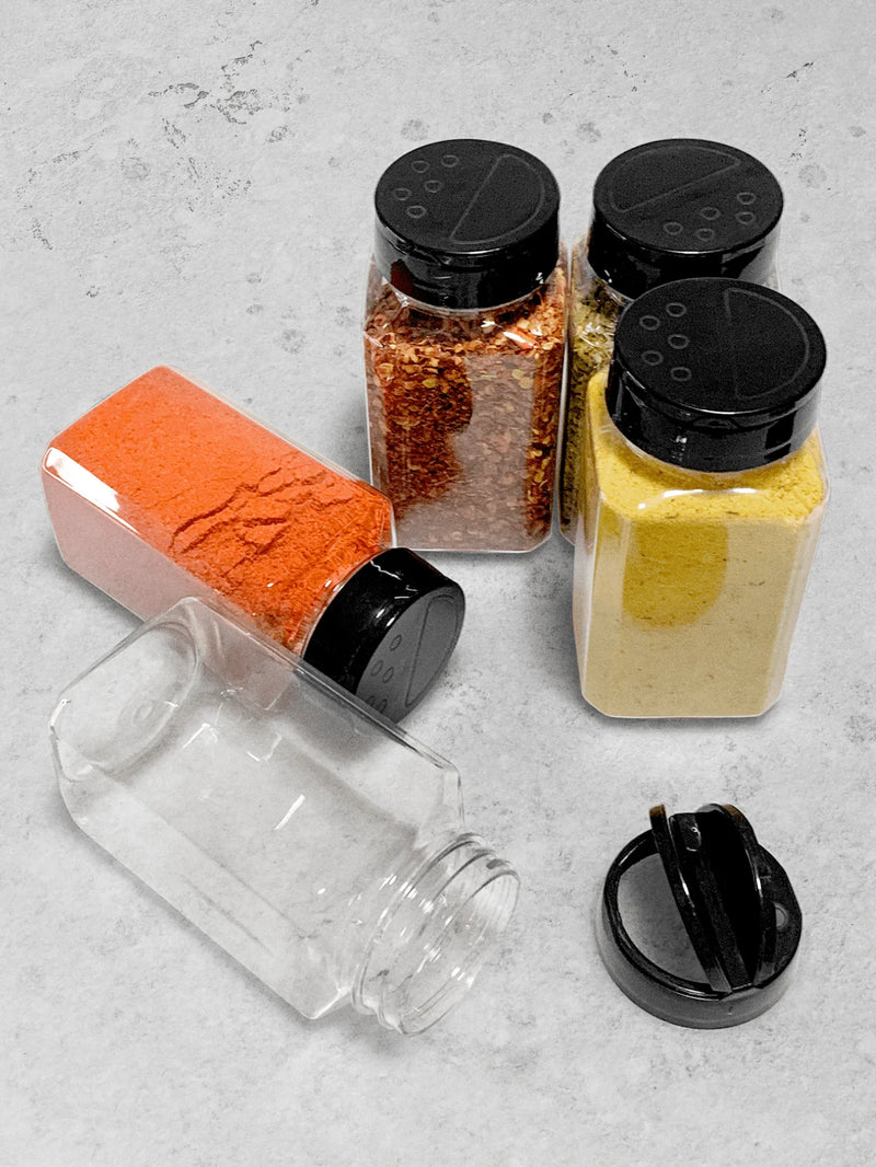 Kit Potes Temperos Tampa Dupla 10 Un - (220ml)