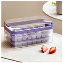 Forma Silicone com Caixa Dupla em Formato de Cubo de Gelo + Dispenser