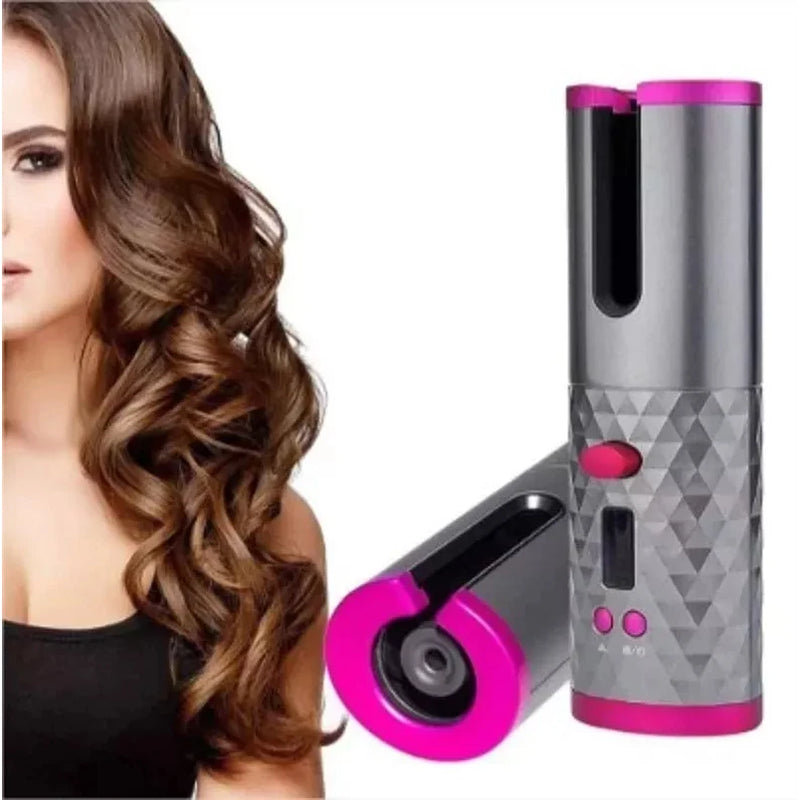 Modelador de Cachos Automático Portátil Sem Fio Baby Liss LCD 10000mAh