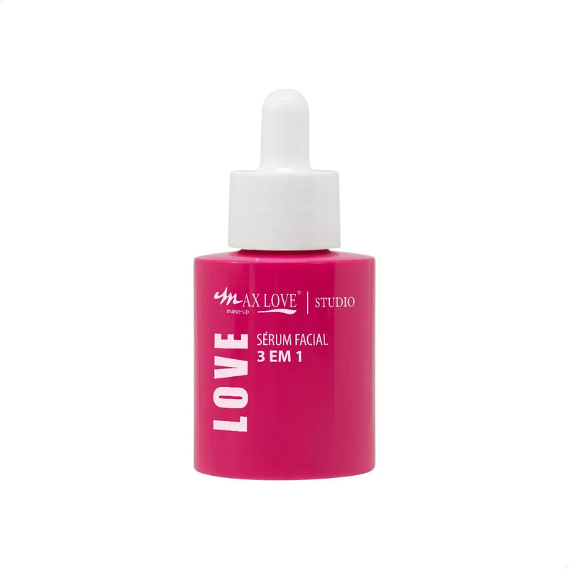 Sérum Facial com Vitamina C e Ácido Hialurônico 30ml - 3 em 1 -Max Love
