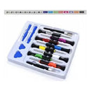 Kit Chaves Abrir Celular iPhone Android Tablet Notebook de Precisão (16 peças)